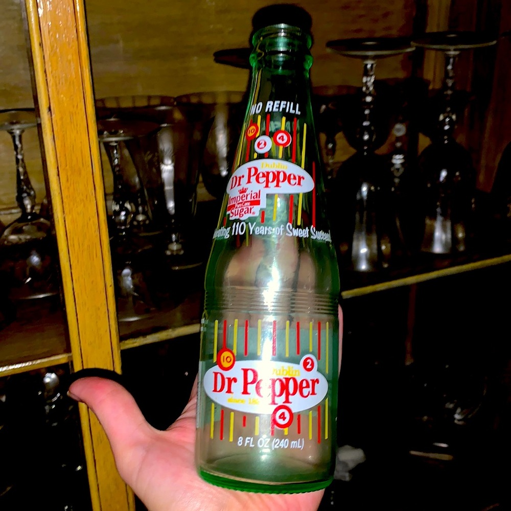 2 Antique Dr. Pepper bottles